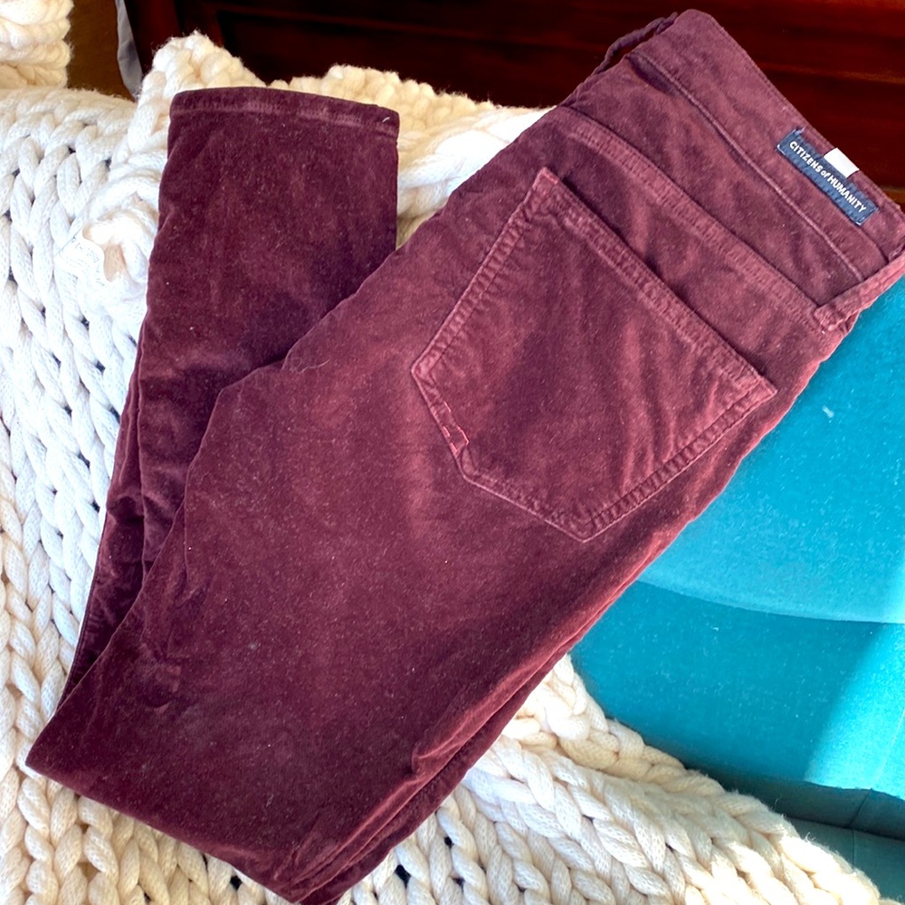 Burgundy Rocket Sz 26 Citizens of Humanity